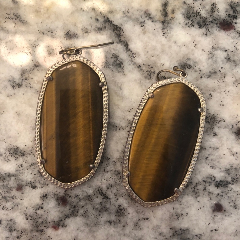 Kendra Scott Tigers Eye Earrings